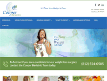 Tablet Screenshot of cooperbariatrics.com